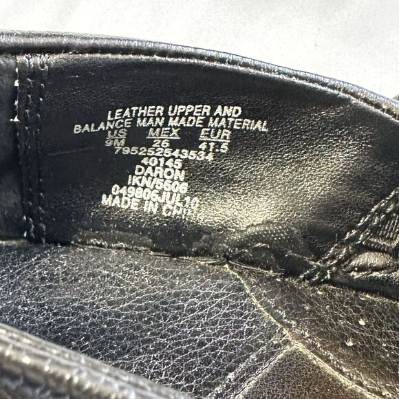 Thom Mc An Clogs Womens 9 M US Black Leather Slip On Shoes Walking Work - Picture 9 of 10